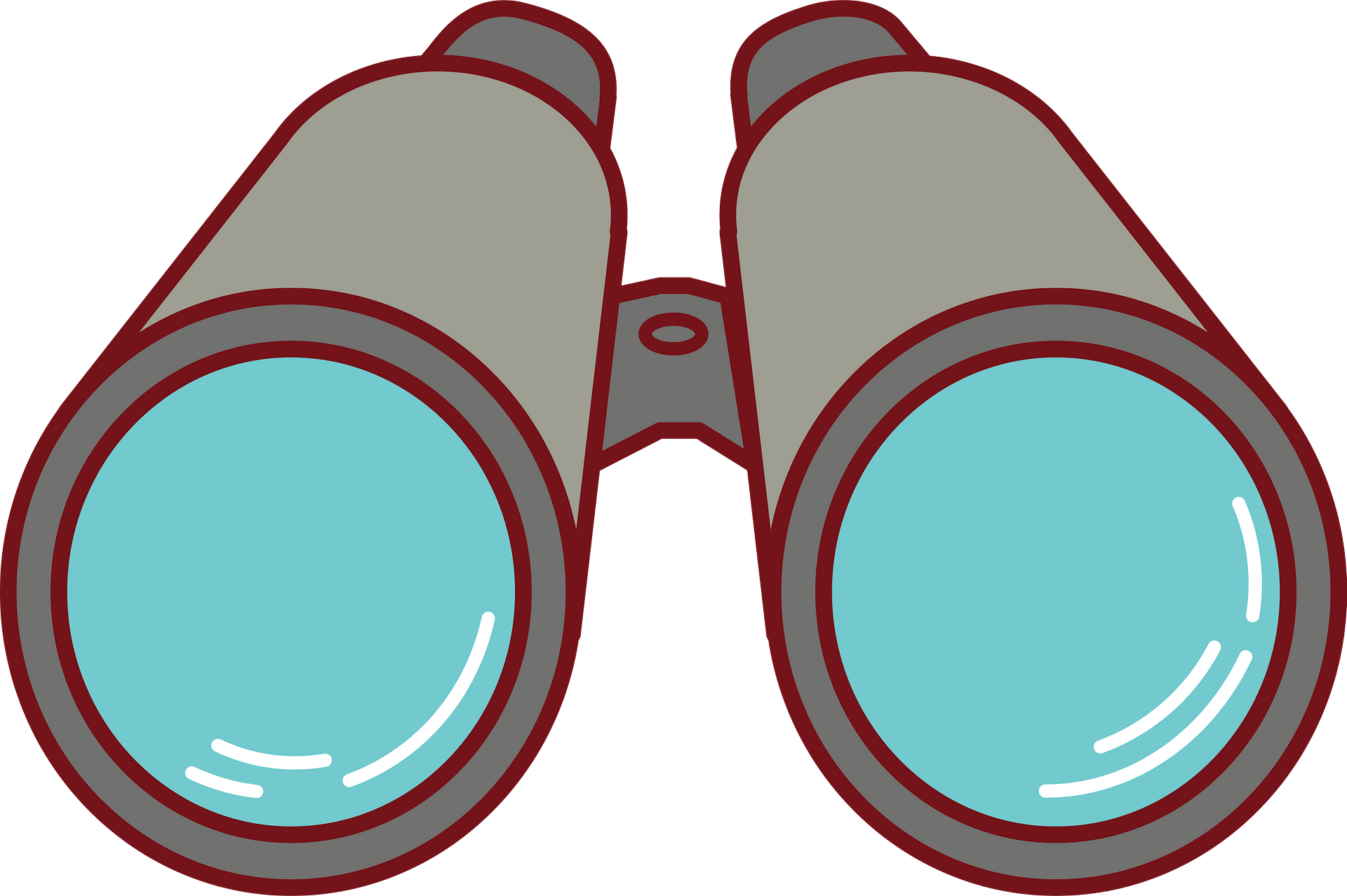 Binocular PNG Isolated Clipart