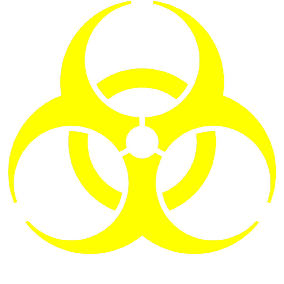 Biohazard Background Isolated PNG