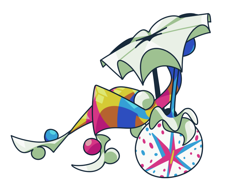 Blacephalon Pokemon PNG Background Image