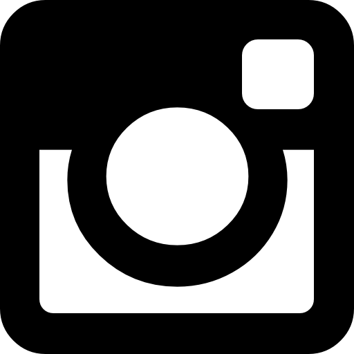 Black And White Instagram Logo PNG Isolated File