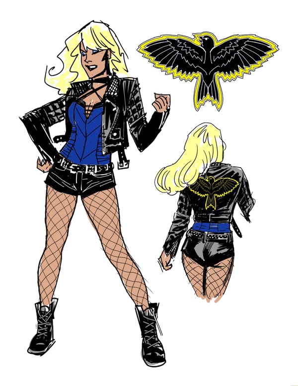 Black Canary PNG Photo