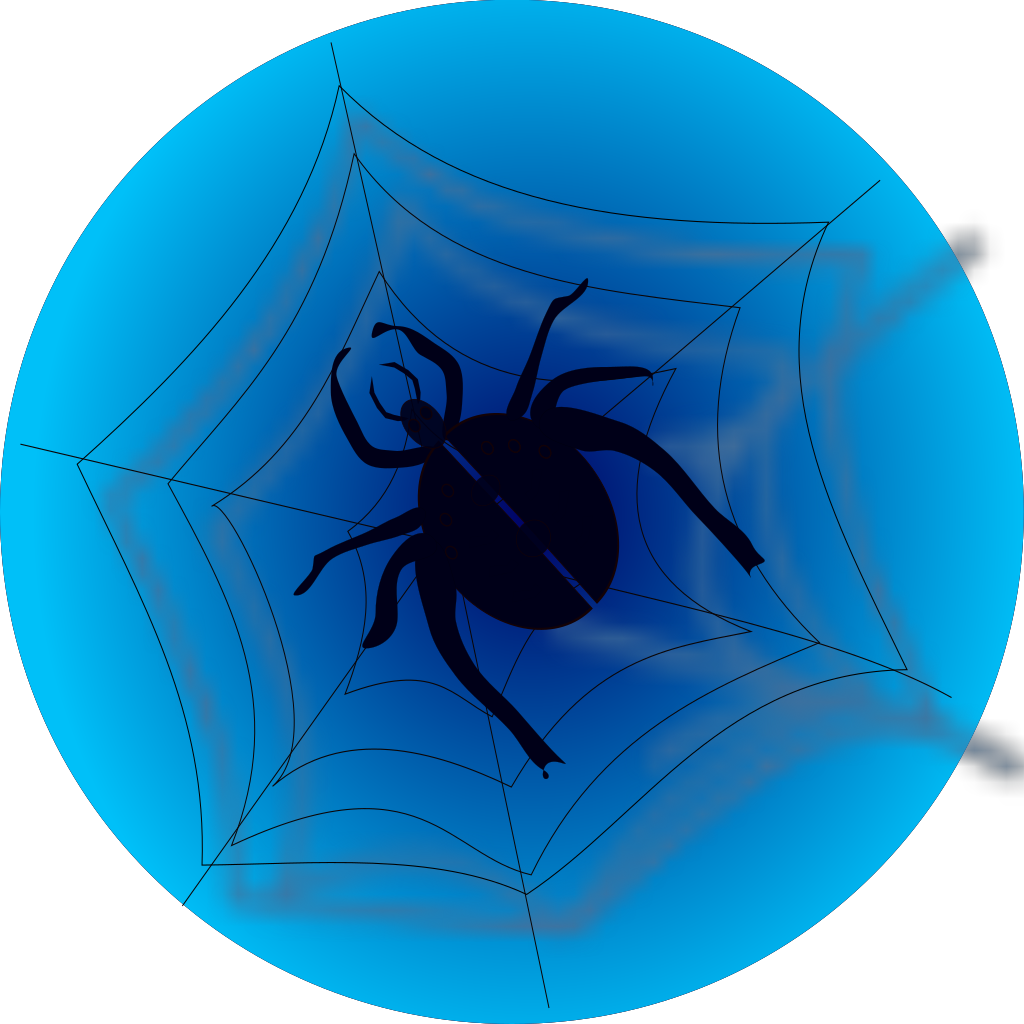 Black Widow Spiders PNG Isolated Image