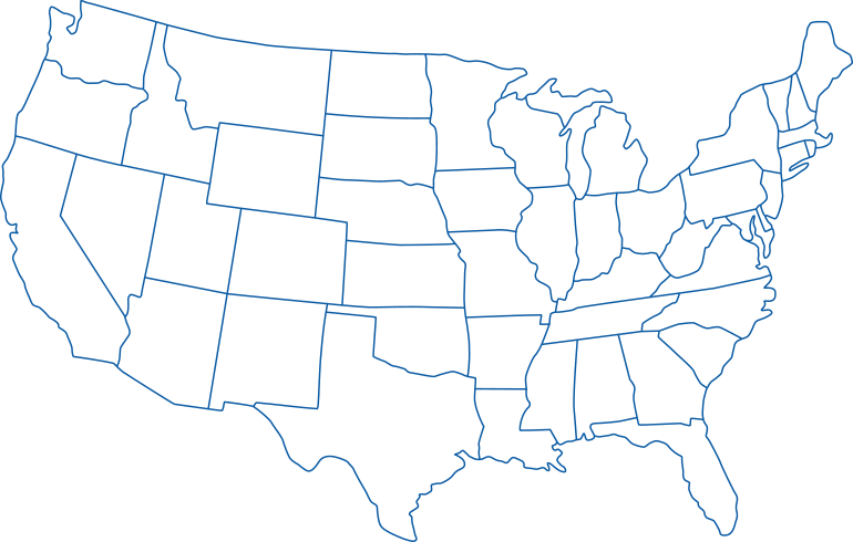 Blank United States Map PNG HD