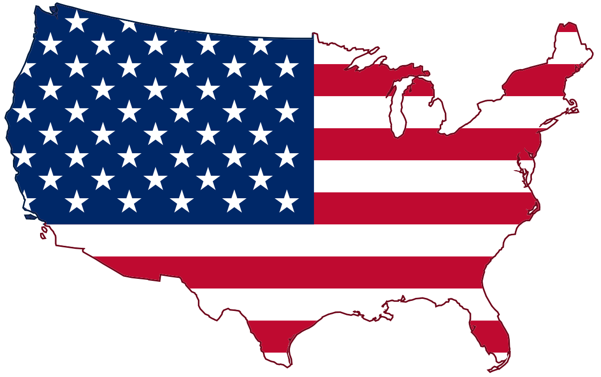 Blank United States Map PNG Image