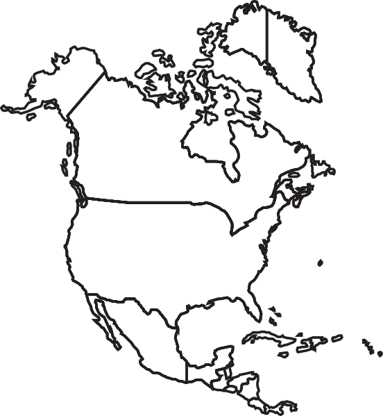 Blank United States Map PNG Photos