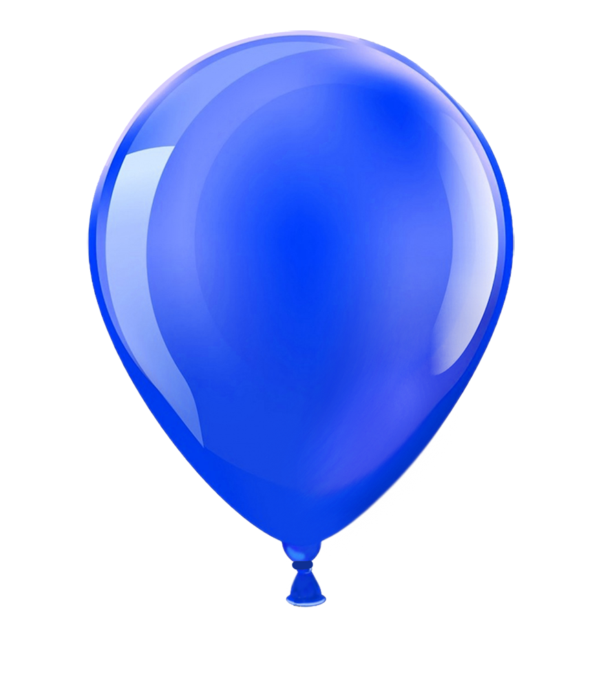 Blue Balloons PNG HD