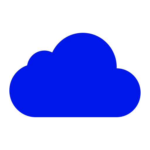 Blue Cloud PNG File