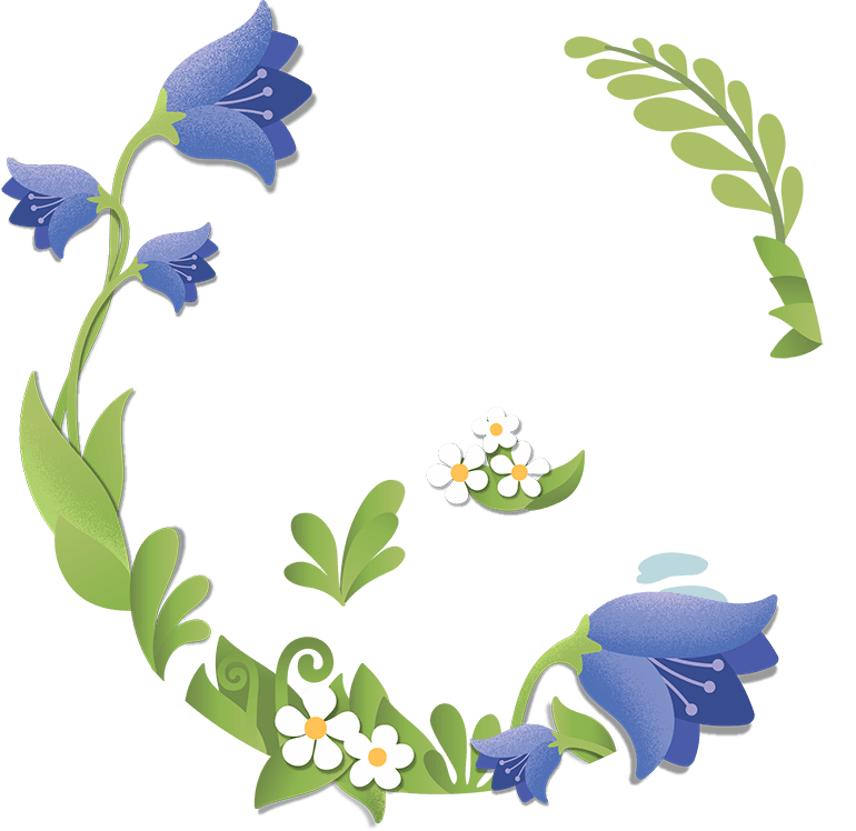 Bluebell PNG Background Image