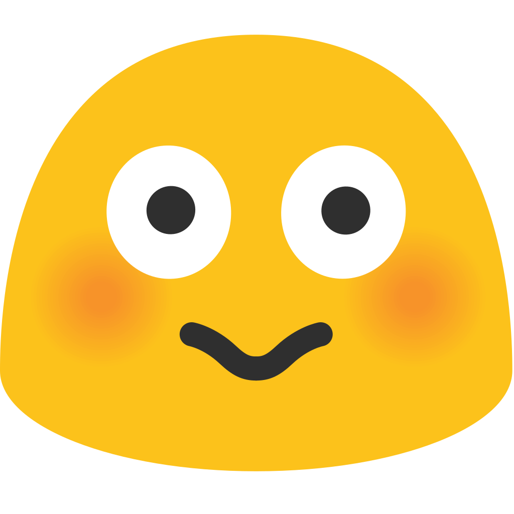 Blush Emoji Transparent PNG