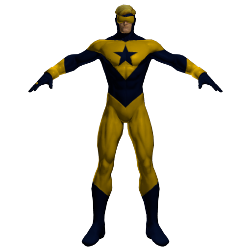 Booster Gold PNG Isolated File