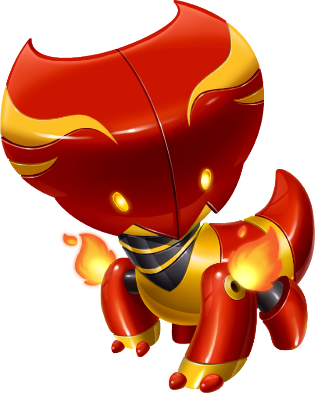 Bot Red Hero PNG HD