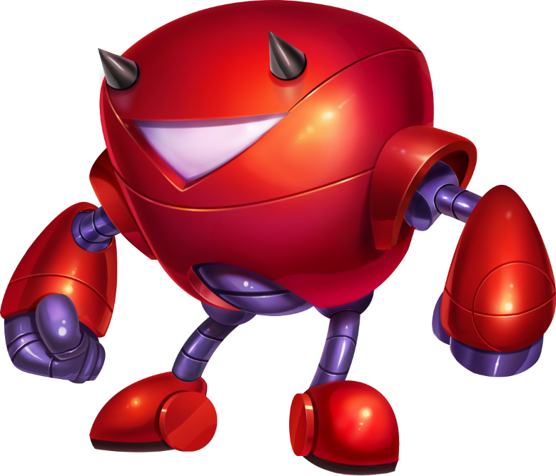 Bot Red Hero PNG Pic