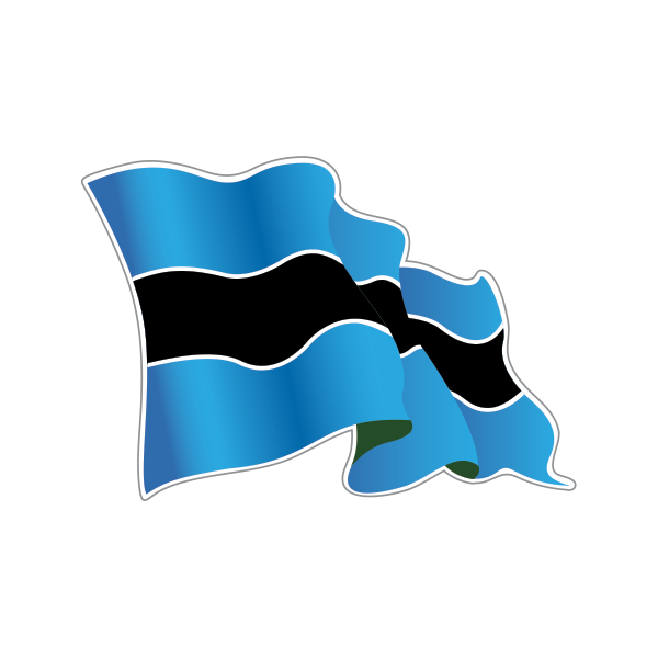Botswana Flag PNG Free Download
