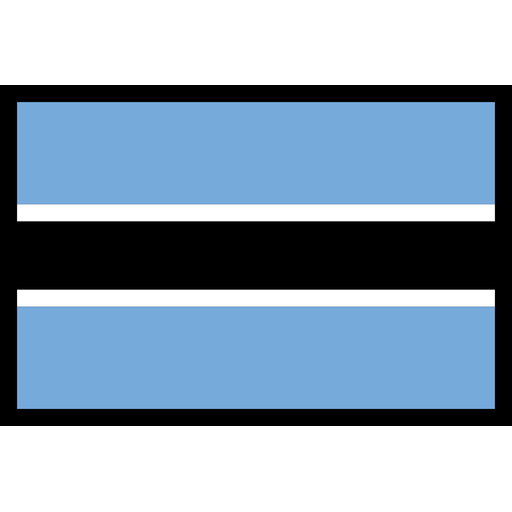 Botswana Flag PNG Picture