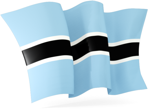 Botswana Flag PNG Transparent