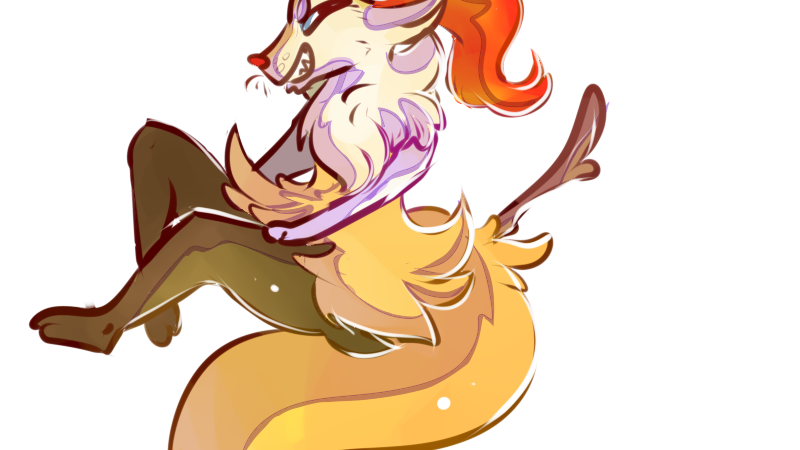 Braixen Pokemon PNG HD Isolated