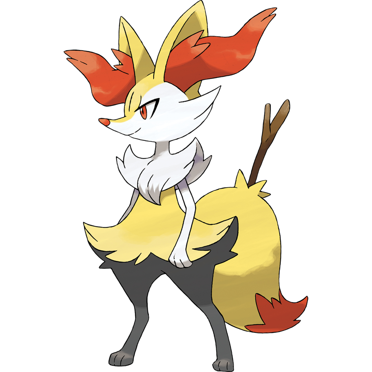 Braixen Pokemon PNG Isolated Pic