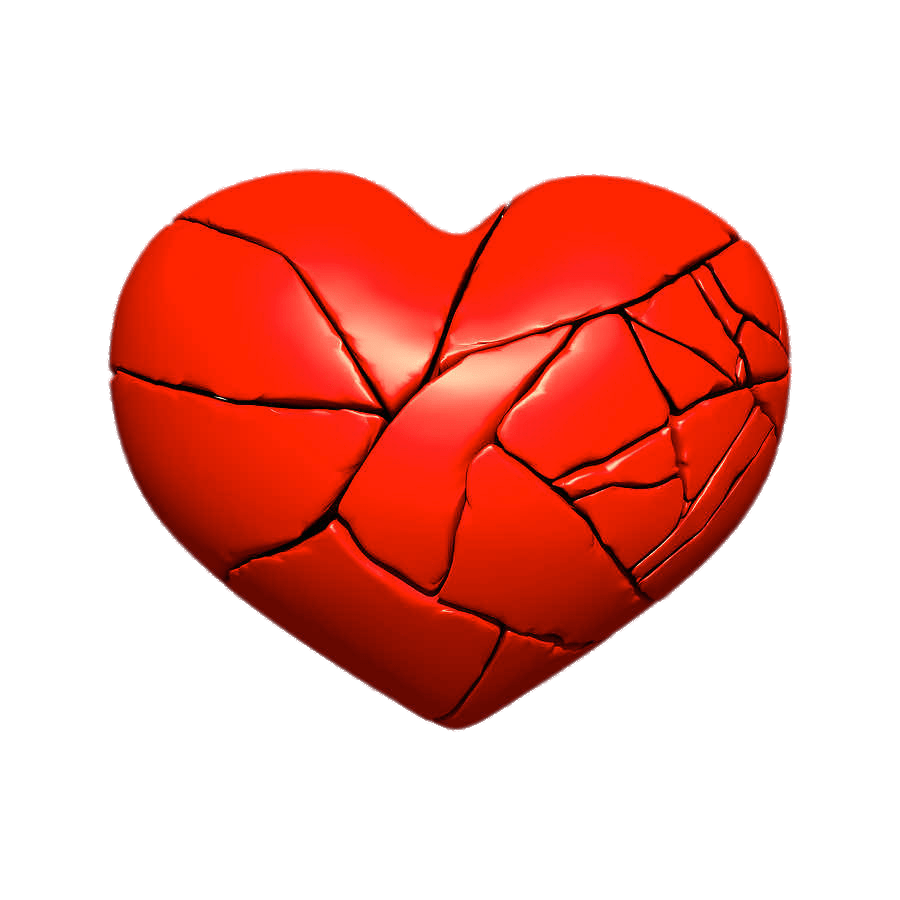 Broken Heart PNG Clipart