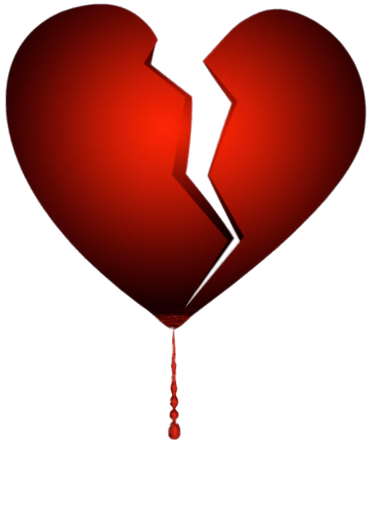 Broken Heart PNG Isolated Pic
