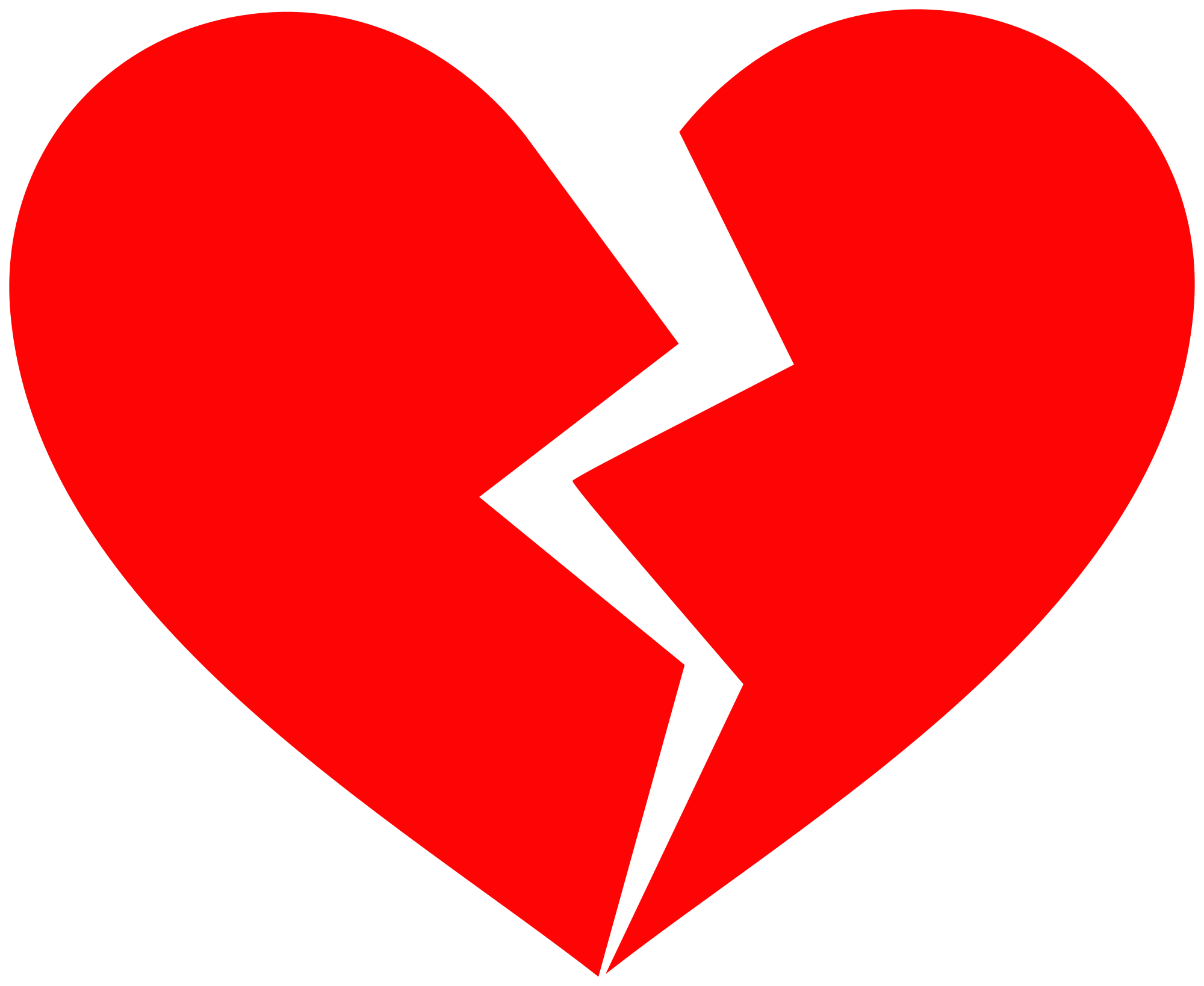 Broken Heart PNG Isolated Transparent