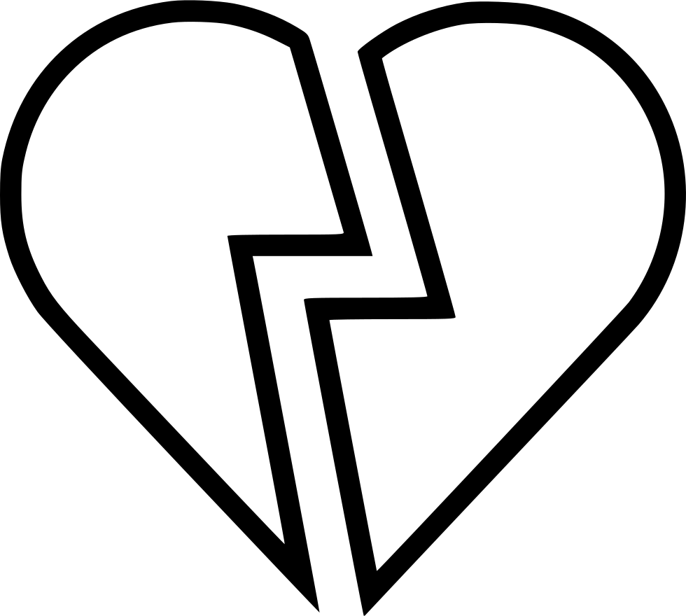 Broken Heart PNG Transparent