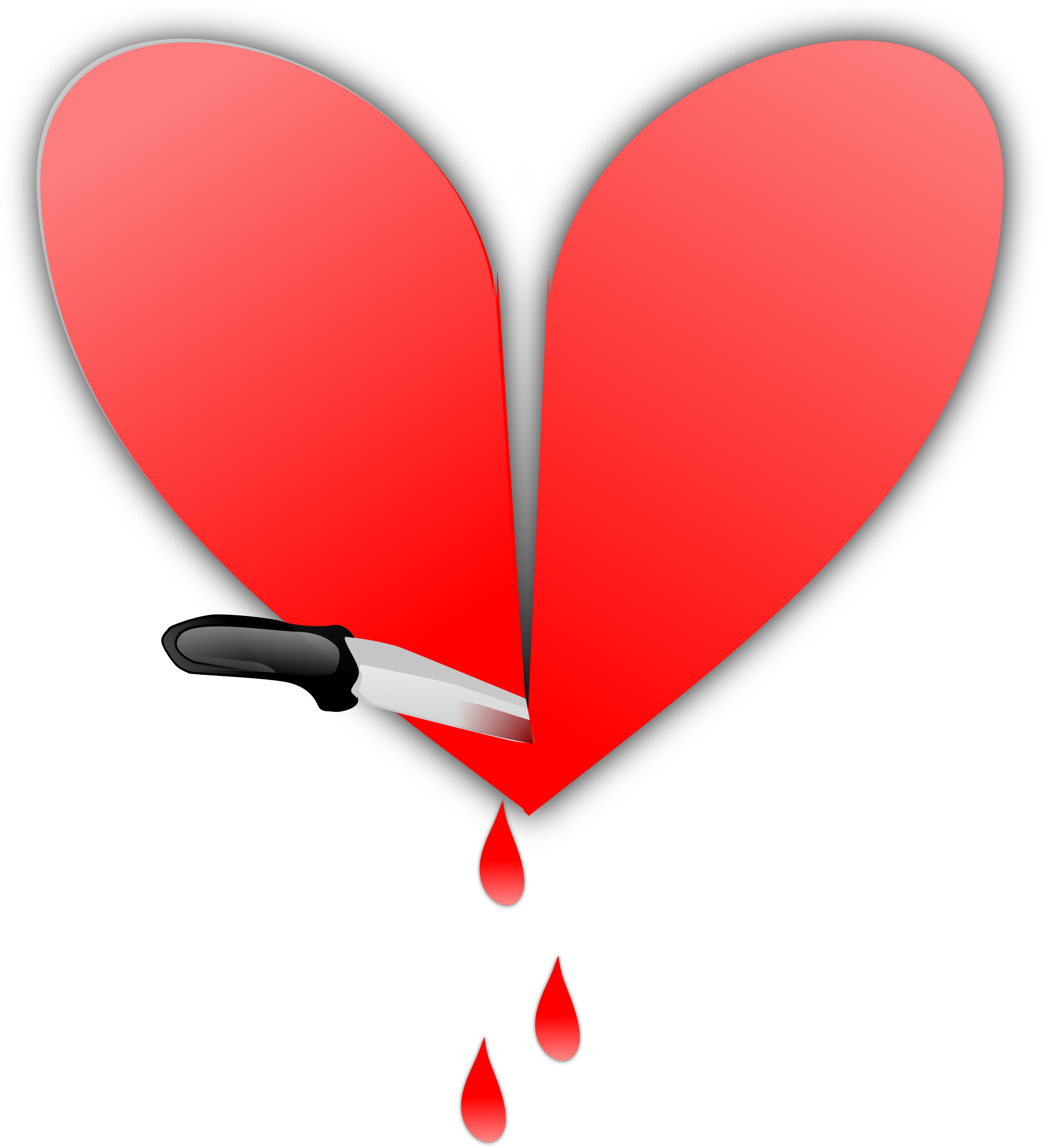 Broken Heart Transparent Isolated Images PNG