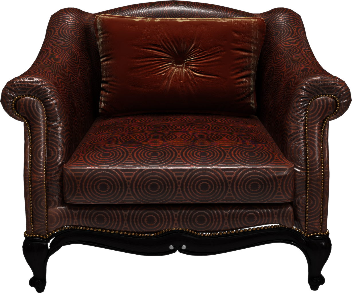 Brown Armchair PNG Image