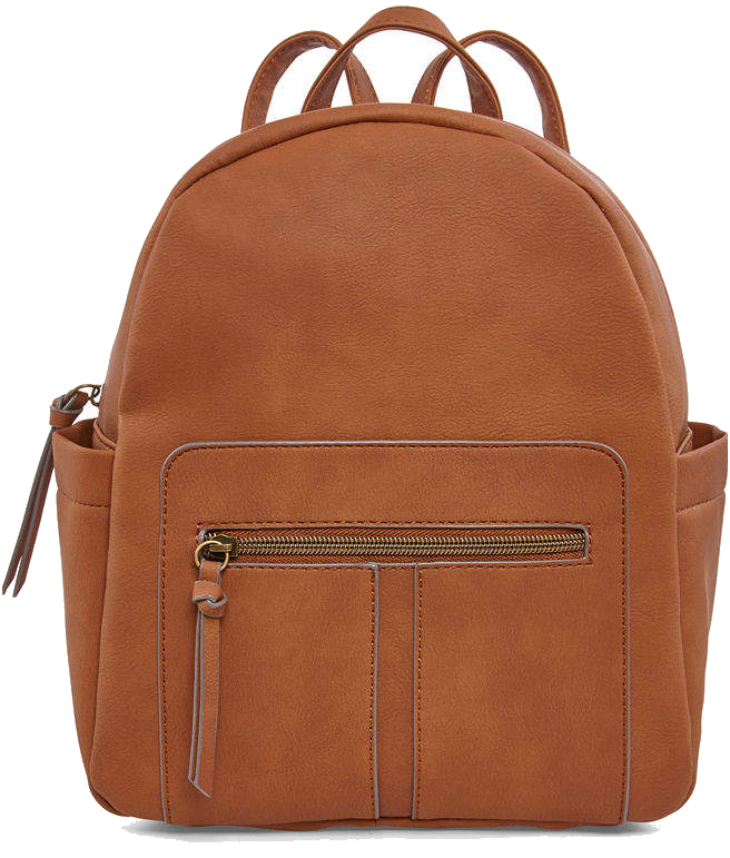 Brown Backpack PNG Image