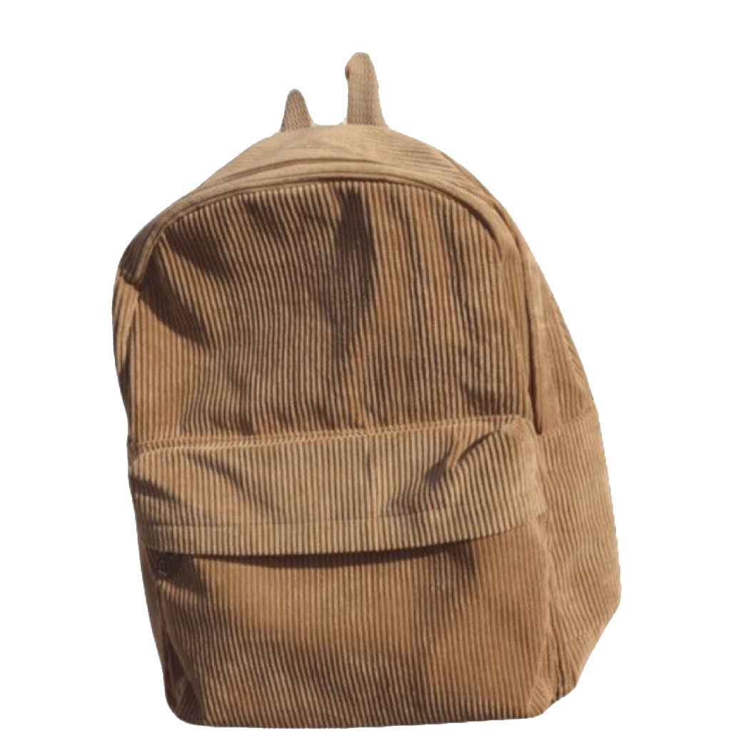 Brown Backpack PNG Isolated HD