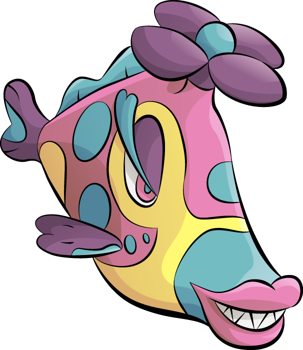 Bruxish Pokemon PNG HD Isolated