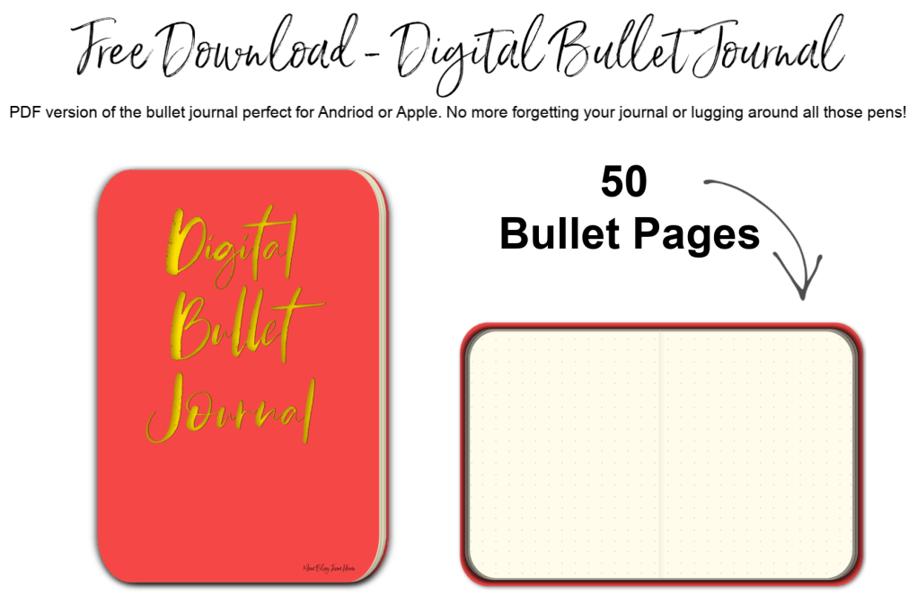 Bullet Journal PNG Isolated HD