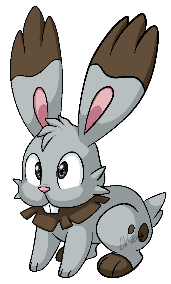 Bunnelby Pokemon PNG HD Isolated