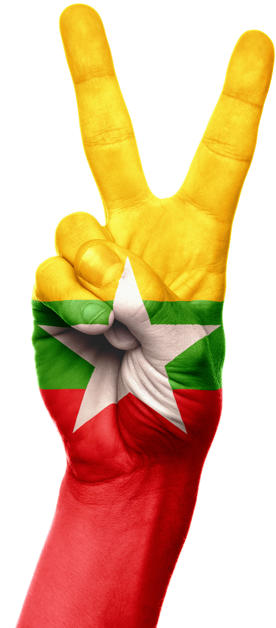 Burma Flag PNG Clipart