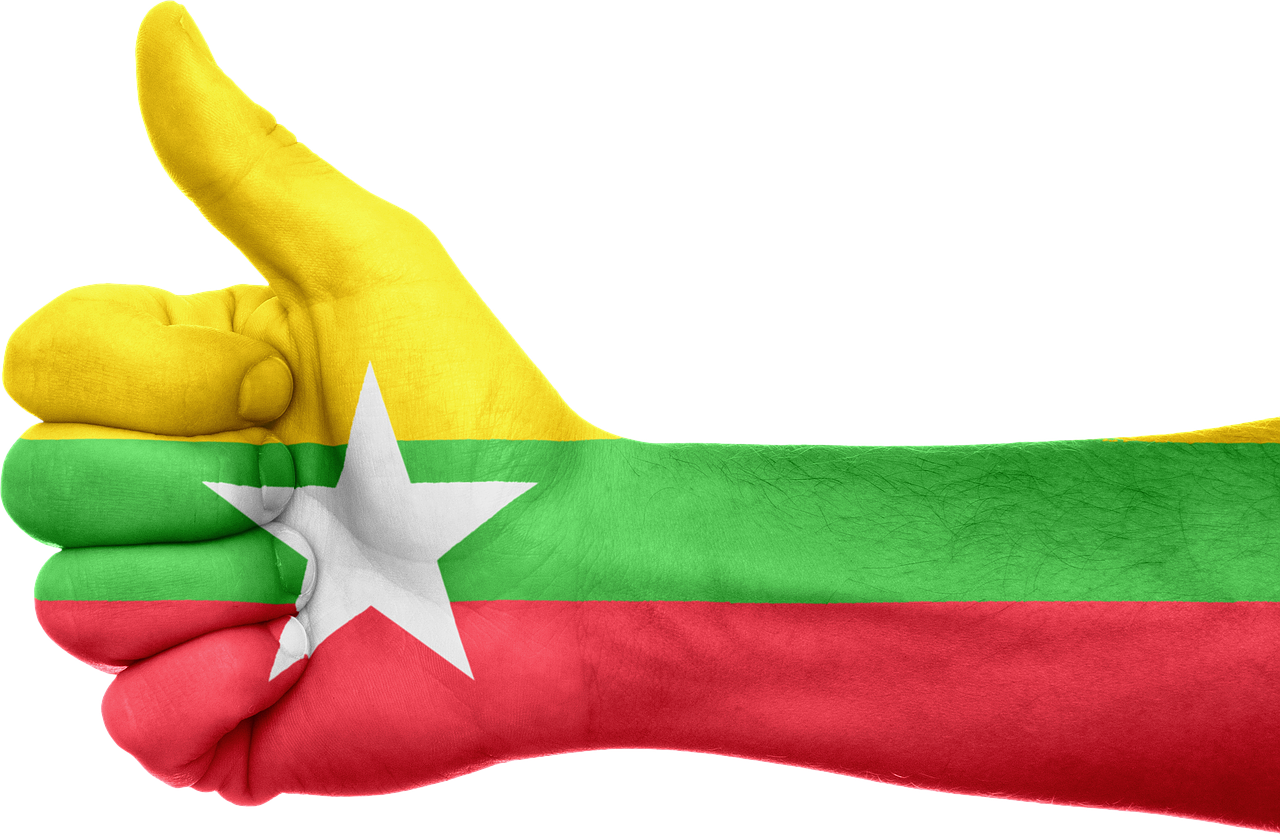 Burma Flag PNG Image