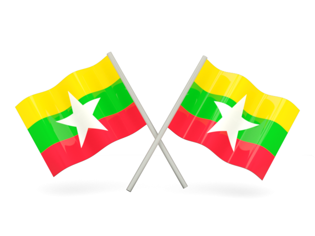 Burma Flag PNG Isolated Photos
