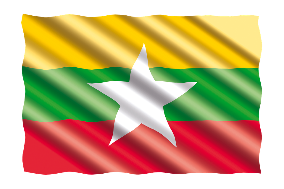 Burma Flag PNG Photo