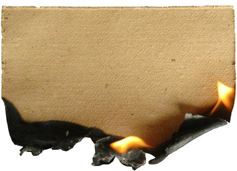 Burn Paper PNG HD Isolated