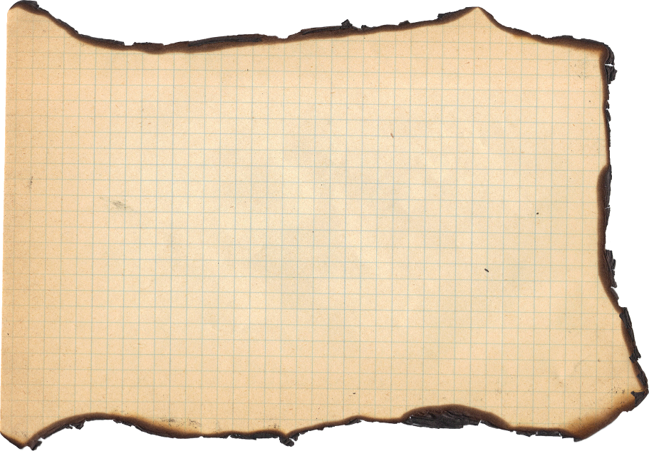 Burn Paper PNG Isolated File