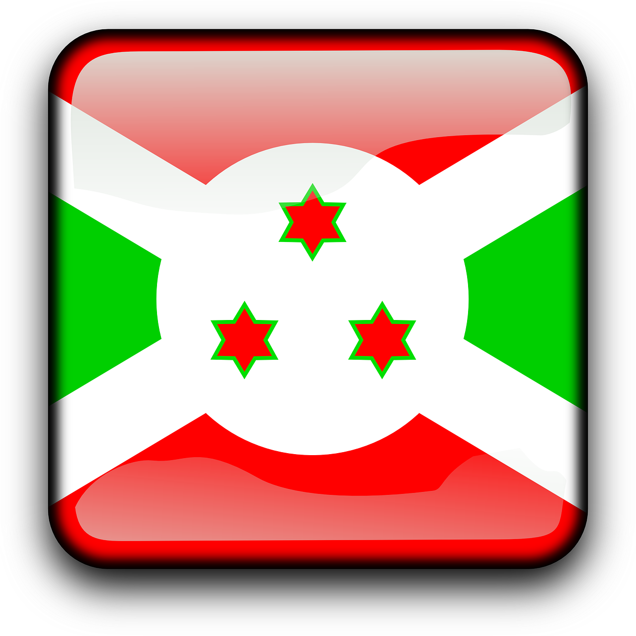 Burundi Flag PNG Photos