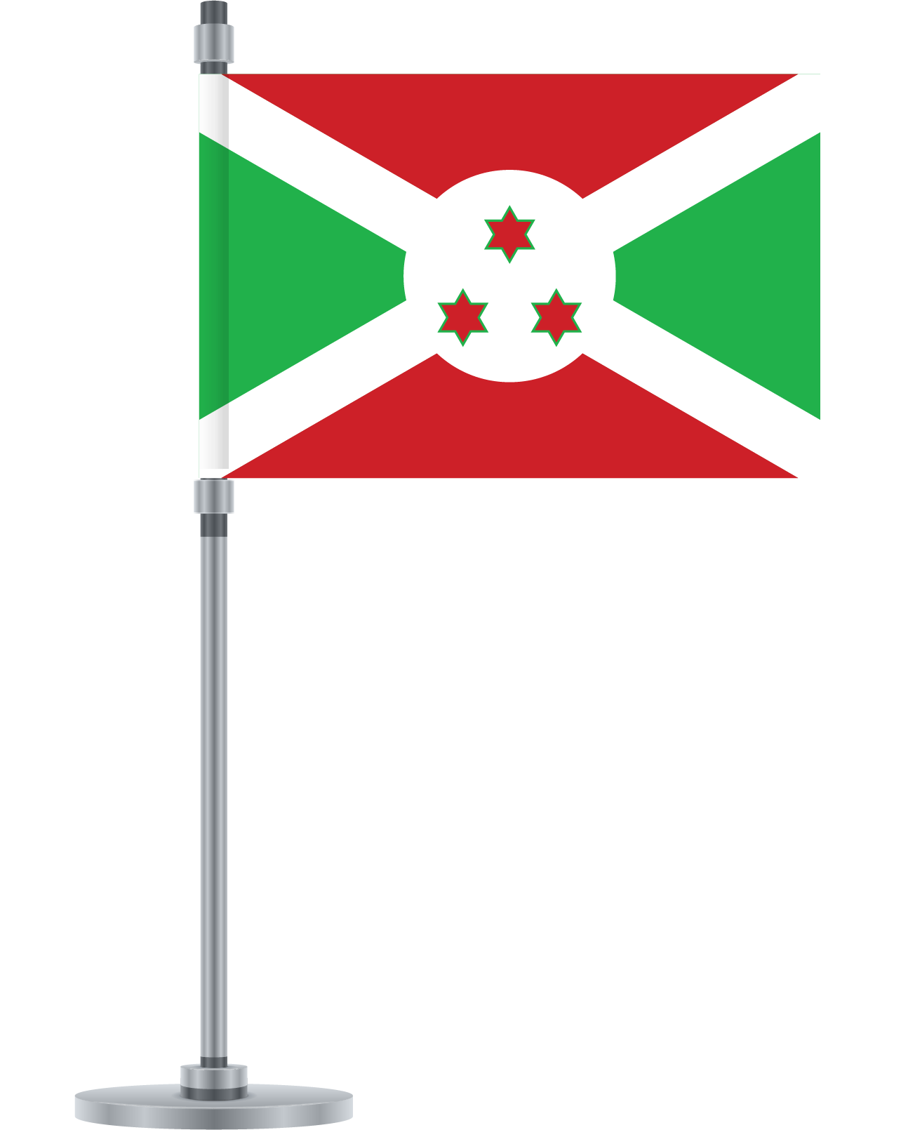 Burundi Flag PNG Picture