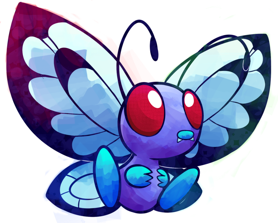 Butterfree Pokemon PNG Isolated Clipart