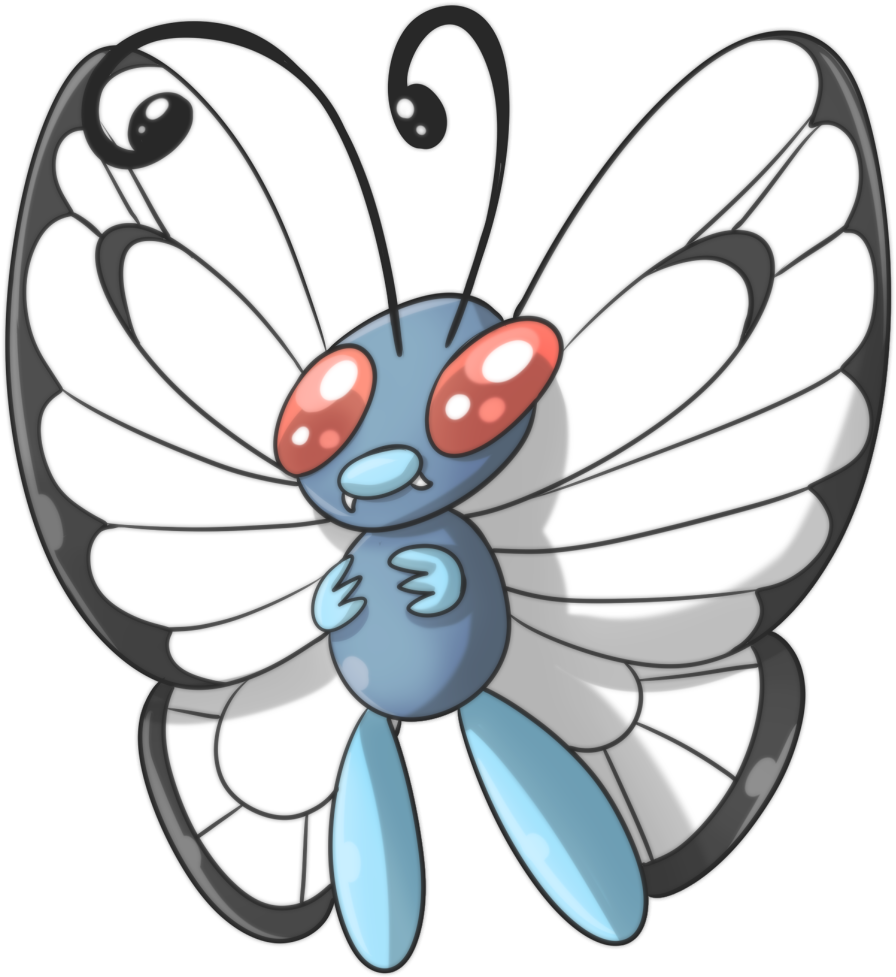 Butterfree Pokemon PNG Isolated HD Pictures