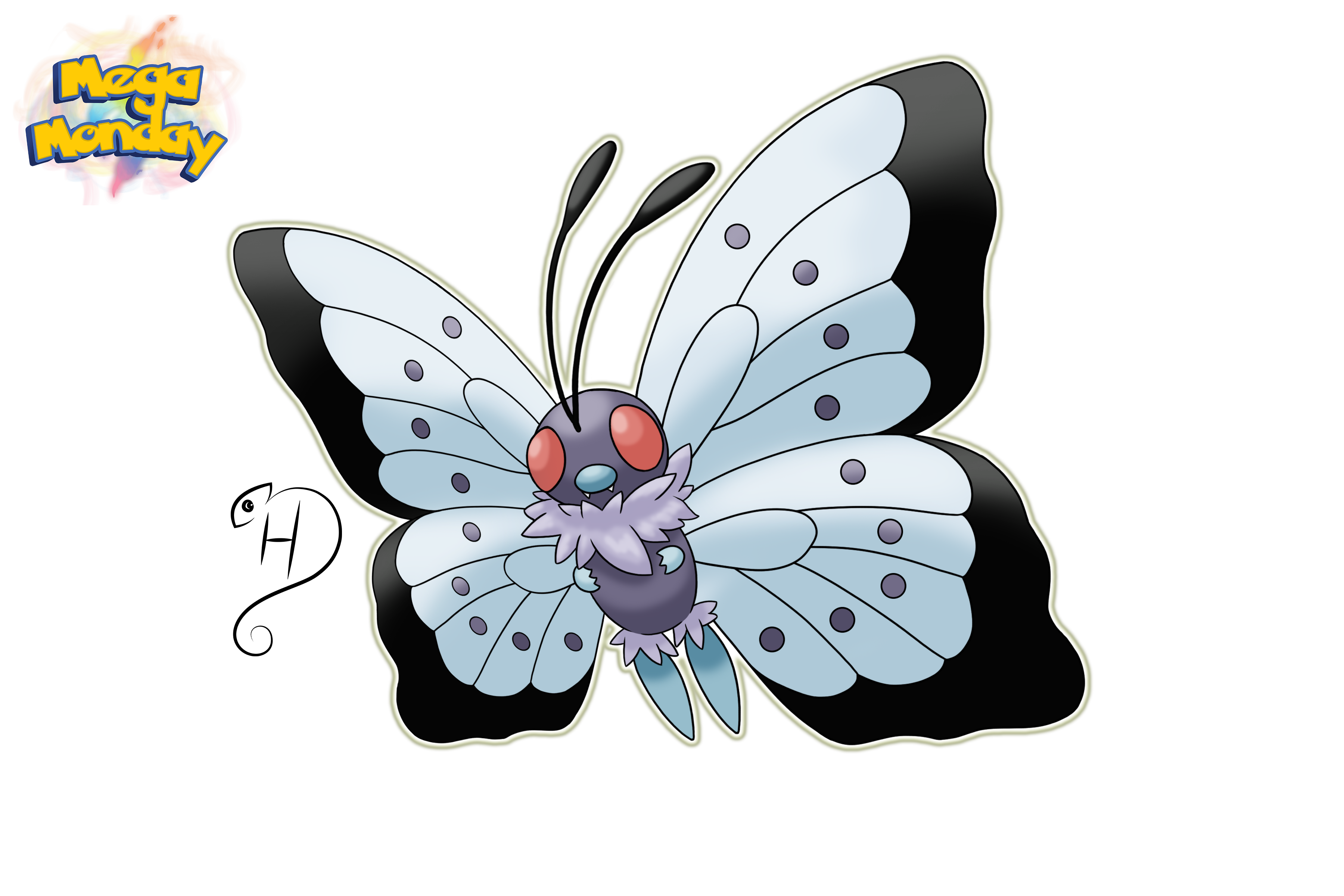 Butterfree Pokemon PNG Isolated HD
