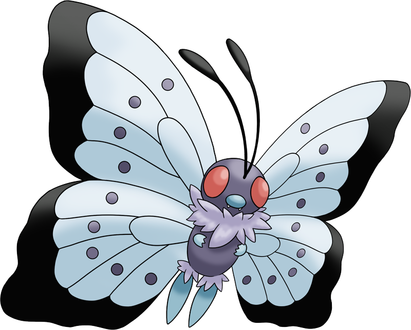 Butterfree Pokemon PNG Isolated Picture