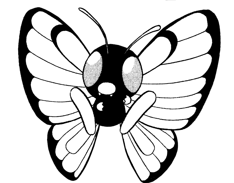 Butterfree Pokemon PNG Transparent Image