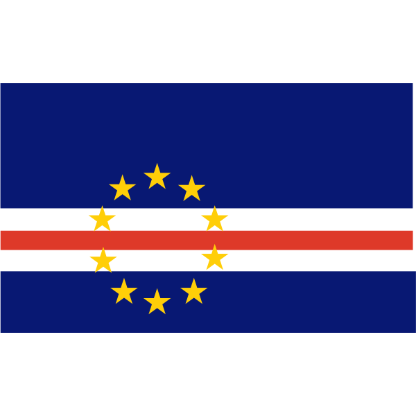Cabo Verde Flag PNG Picture