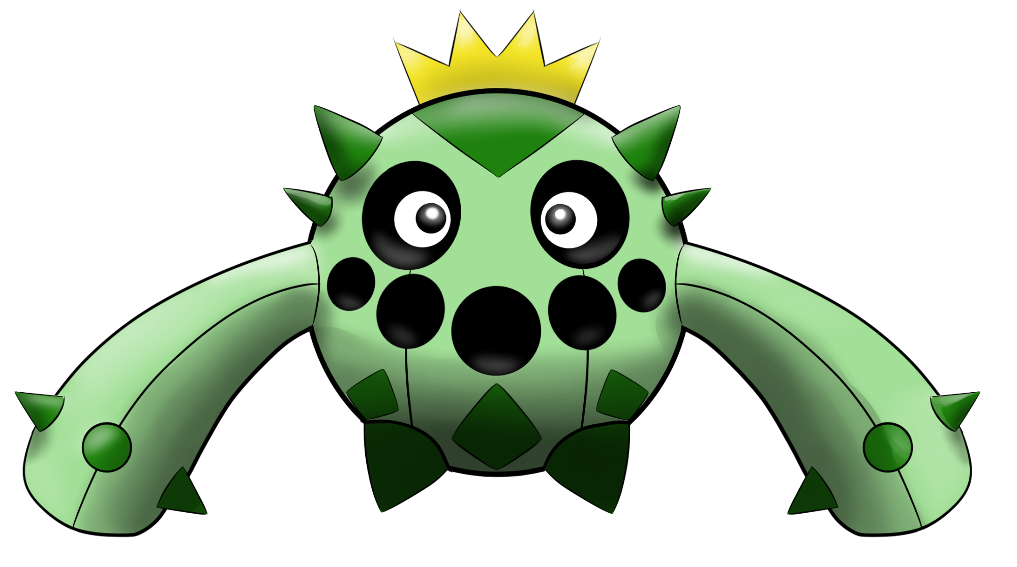 Cacnea Pokemon PNG Isolated HD