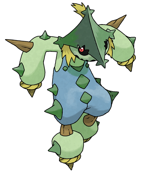Cacturne Pokemon PNG Isolated Pic