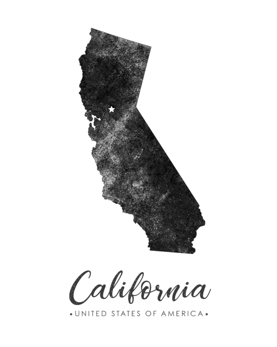 California Map PNG Pic