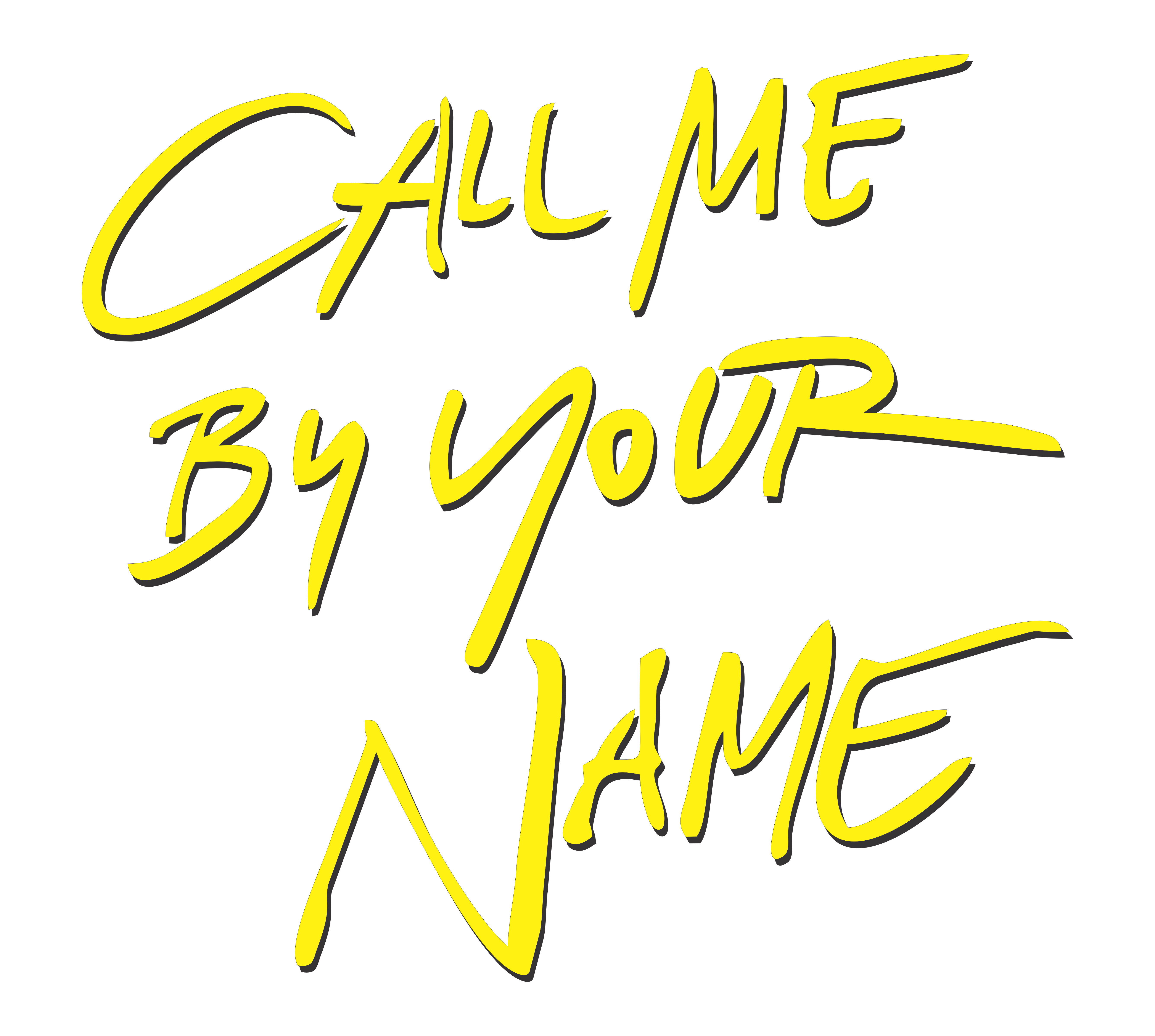 Call Me By Your Name PNG Pic